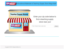 Tablet Screenshot of edumart.com